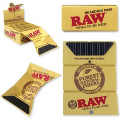 Raw Boarding Pass Portable Rolling Tray