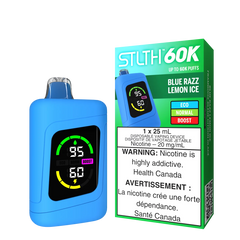 STLTH60K rechargeable disposable – Blue Razz Lemon Ice