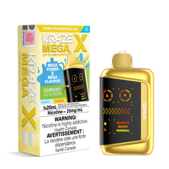 Kraze Mega X rechargeable disposable – Tangy Pineapple Ice