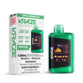 Kraze HD Mega rechargeable disposable – Apple Bomb Ice