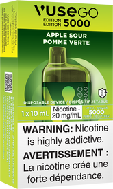 Vuse GO5000 rechargeable disposable – Apple Sour
