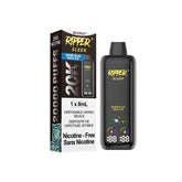 Ripper Sleek Zero Nic rechargeable disposable – Bomb Blue Razz Ice