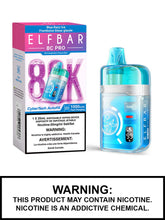 Elf Bar BC80k Pro rechargeable disposable – Blue Razz Ice