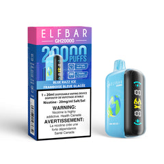 Elf Bar GH20000 rechargeable disposable – Blue Razz Ice