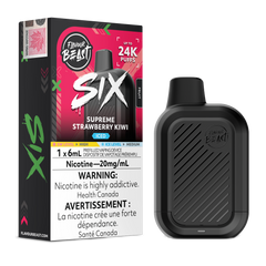 Flavour Beast SIX rechargeable disposable – Supreme Strawberry Kiwi