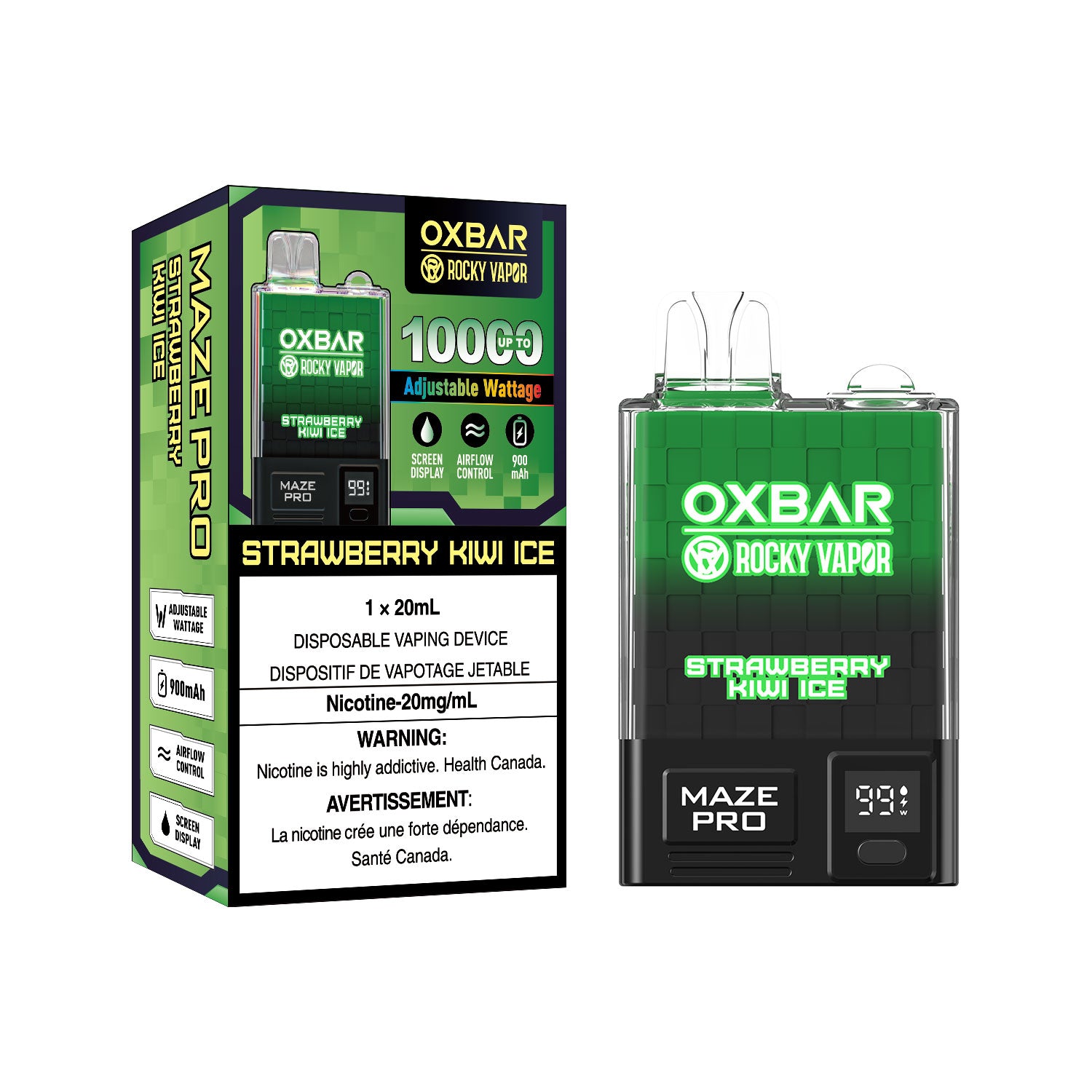 Oxbar Maze - Rechargeable Disposable - 10000 puffs