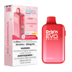 Drip'n by Envi EVO63K rechargeable disposable – Strawberry Ice