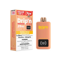 Drip'n by ENVI 26mL rechargeable disposable – Mango Peach Watermelon