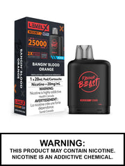 Level X Flavour Beast Boost G2 pod – Bangin' Blood Orange Iced