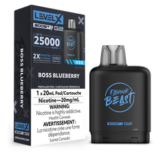 Level X Flavour Beast Boost G2 pod – Boss Blueberry Iced