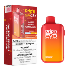Drip'n by Envi EVO63K rechargeable disposable – Mango Peach Watermelon