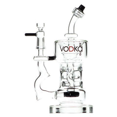 8.5" Vodka Glass - "Icy Thunder" Rig