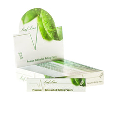 Rolling Paper - Leafline Natural Arabic Gum Premium Unbleached (1 1/4 Size)