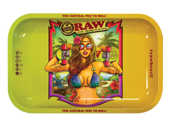 RAW - Collection - Designed Metal Rolling Tray (Medium)