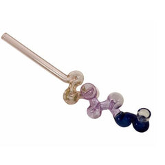 Pipe - Glass Molecule 8"