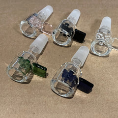 14mm Male Bowl - "Honeycomb Screen"