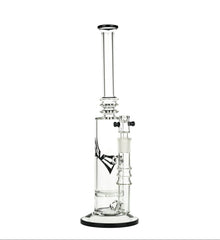 16” Evolution - “Crosshatch" Glass Waterpipe
