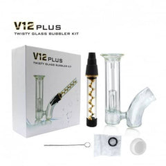 6” “V12 Plus” Twisty Glass Bubbler Pipe