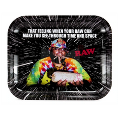 RAW - Collection - Designed Metal Rolling Tray (Large)