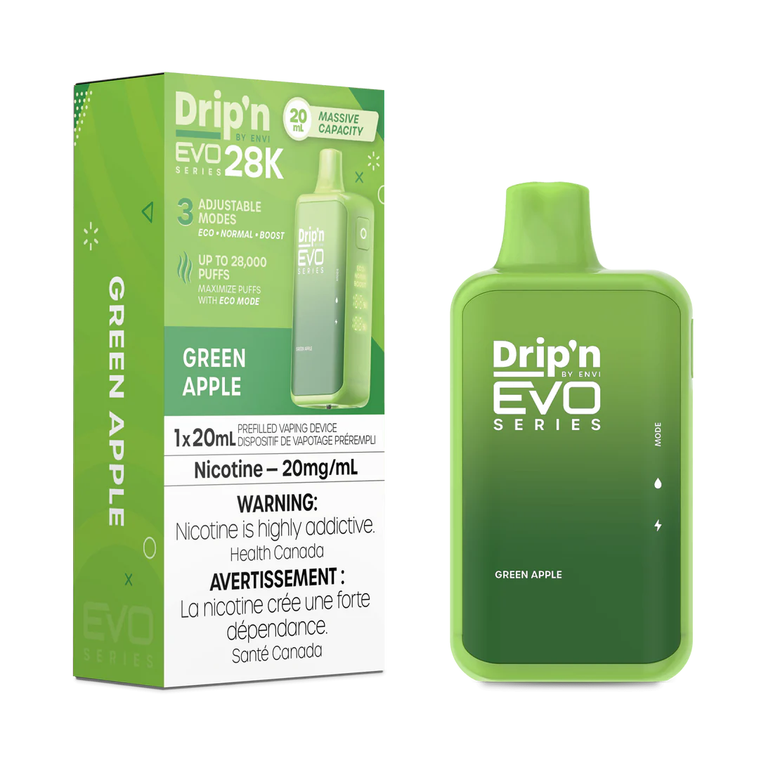 Envi Drip'n EVO28K Rechargeable Disposable - 28000 Puffs