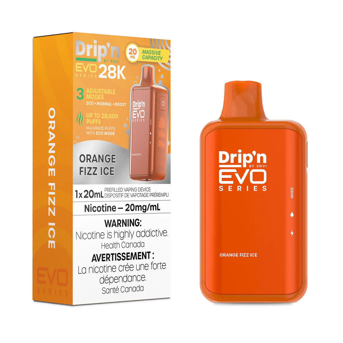 [ONT] Drip'n by Envi - Drip'n EVO28K - Rechargeable Disposable - 28k Puffs