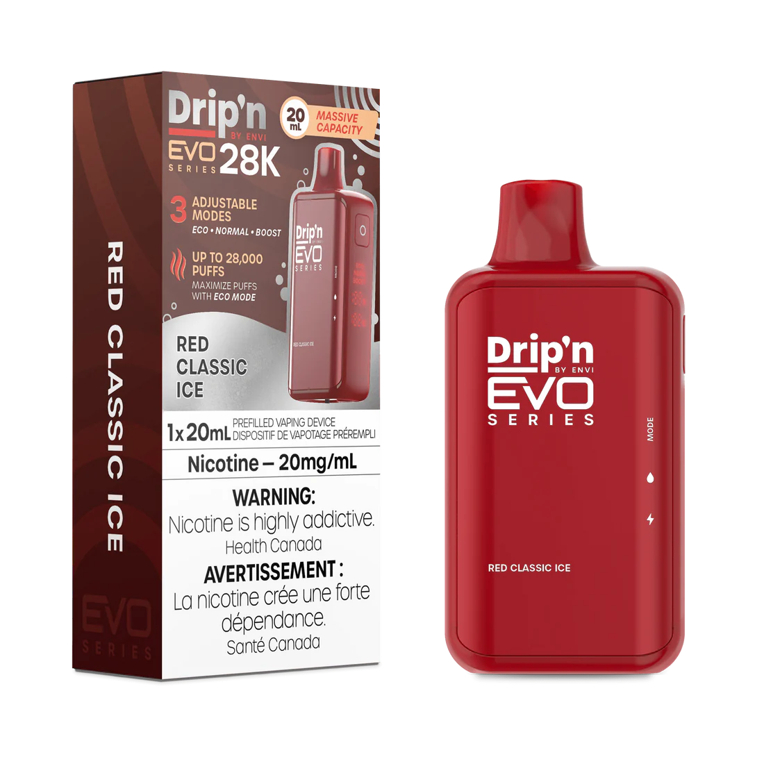 Envi Drip'n EVO28K Rechargeable Disposable - 28000 Puffs