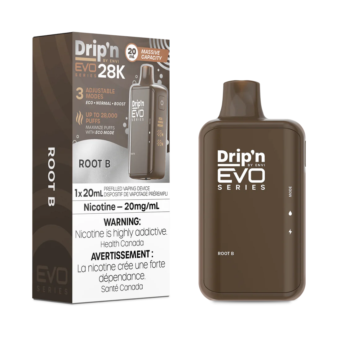 Envi Drip'n EVO28K Rechargeable Disposable - 28000 Puffs