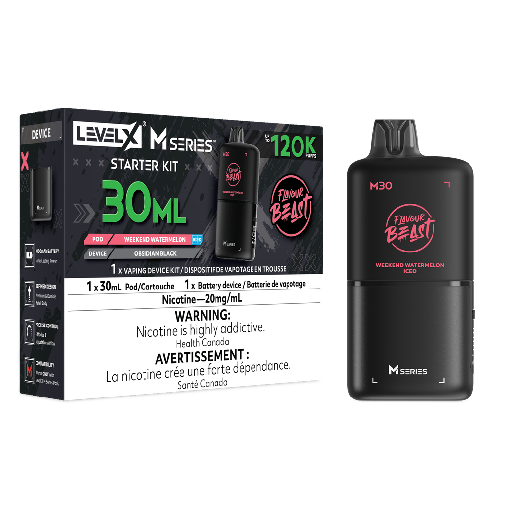 [ONT] Level X - Flavour Beast M Series 30mL - Starter Kit - 120k Puffs