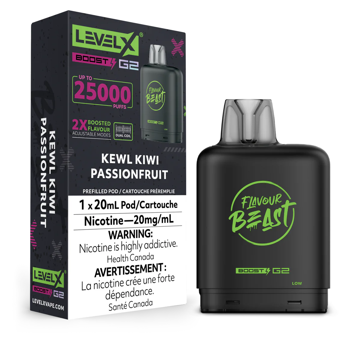 Level X G2 - Flavour Beast - Pod - 25000 Puffs [ONTARIO]