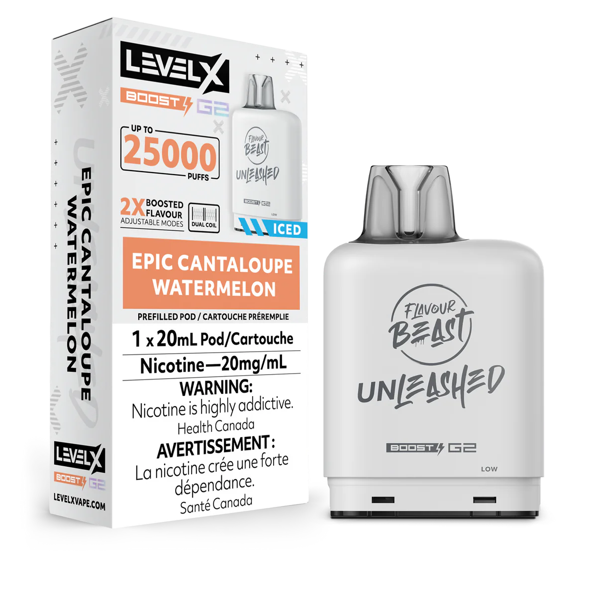 [ONT] Level X - Flavour Beast Unleashed Boost G2 - Pod - 25k Puffs