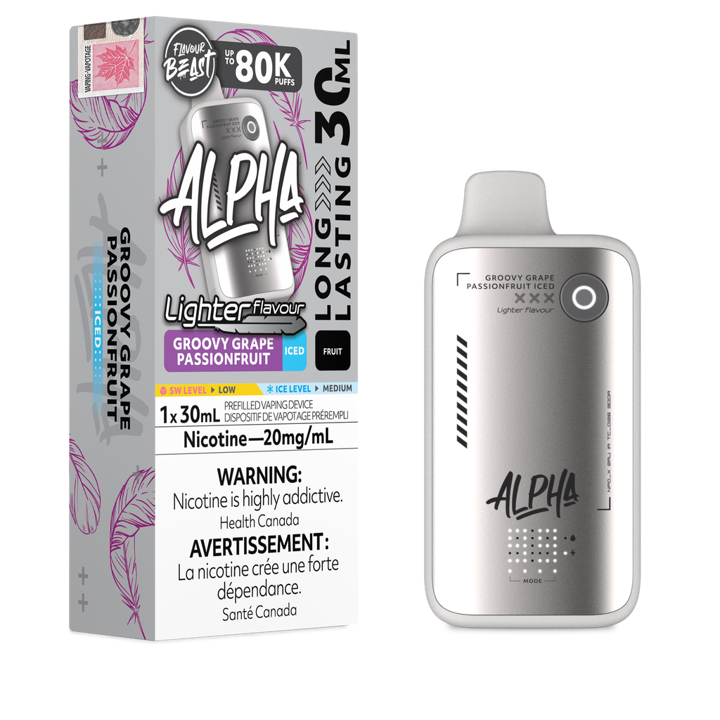 [ONT] Flavour Beast - Alpha Light - Rechargeable Disposable - 80k Puffs