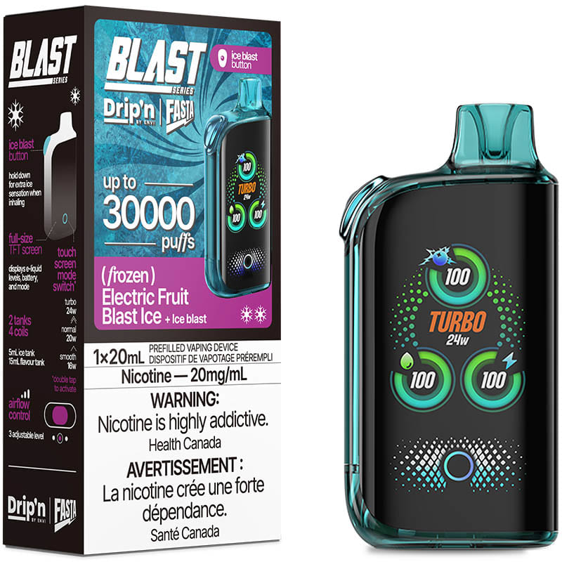 Drip'n by ENVI FASTA BLAST 30K Rechargeable Disposable Vape - 30000 Puffs [ONTARIO]