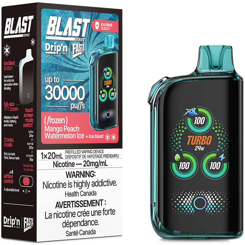 Drip'n by ENVI FASTA BLAST 30K Rechargeable Disposable Vape - 30000 Puffs [ONTARIO]