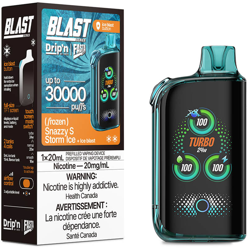 Drip'n by ENVI FASTA BLAST 30K Rechargeable Disposable Vape - 30000 Puffs [ONTARIO]