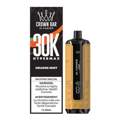 Al Fakher - Crown Bar Hypermax 30K - Rechargeable Disposable - 30k Puffs [ONTARIO]