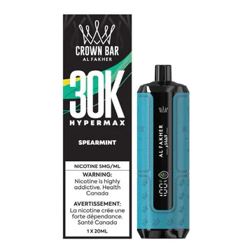 [ONT] Al Fakher - Crown Bar Hypermax 30K - Rechargeable Disposable - 30k Puffs