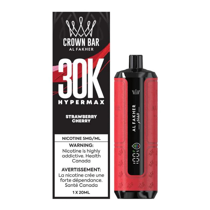 Al Fakher - Crown Bar Hypermax 30K - Rechargeable Disposable - 30k Puffs [ONTARIO]