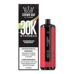 Al Fakher - Crown Bar Hypermax 30K - Rechargeable Disposable - 30k Puffs [ONTARIO]