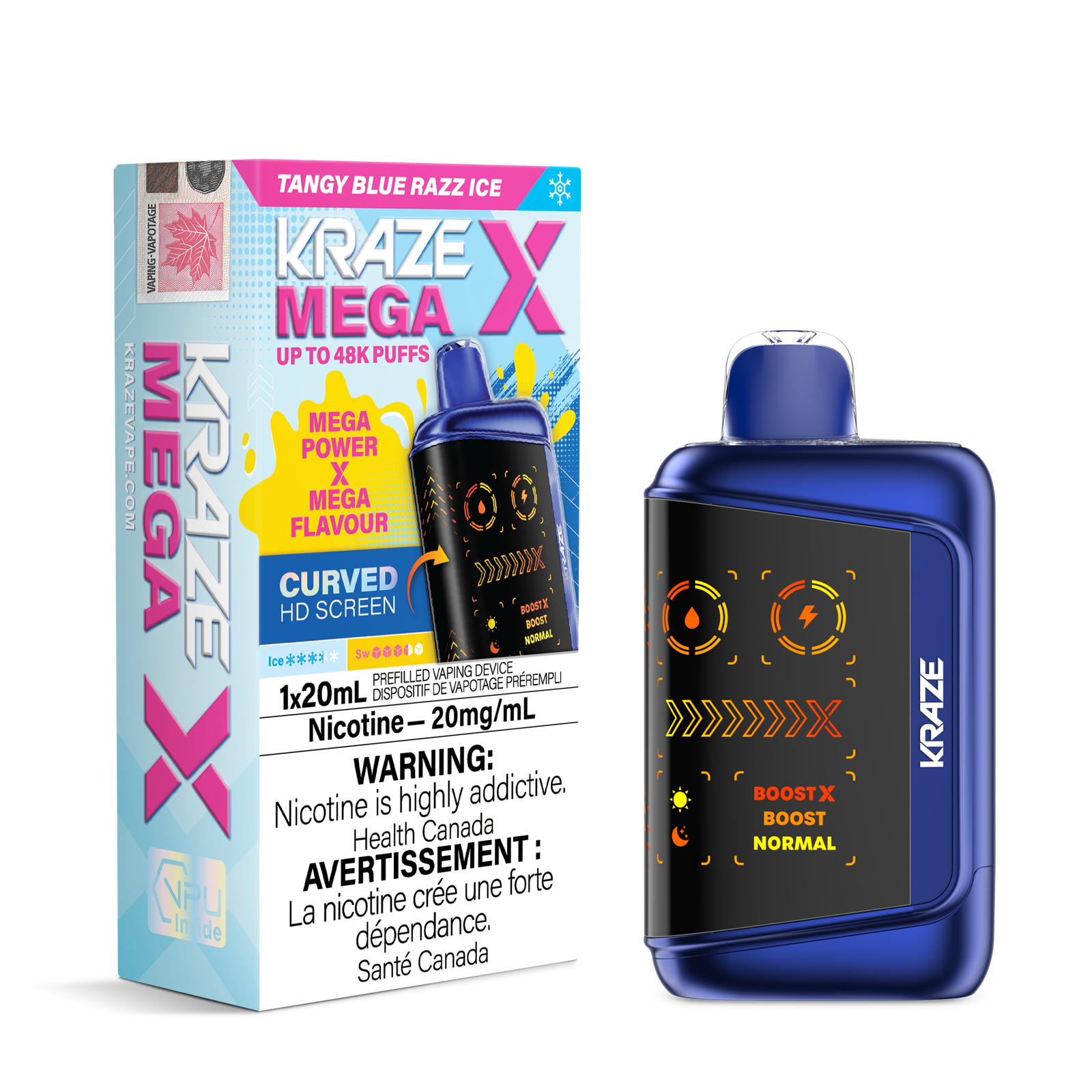 [ONT] Kraze - Mega X - Rechargeable Disposable - 48k Puffs