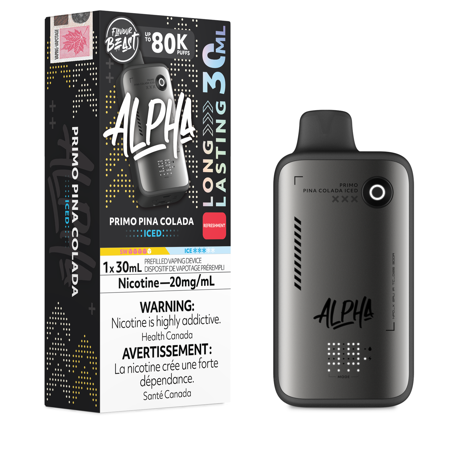 [ONT] Flavour Beast - Alpha - Rechargeable Disposable - 80k Puffs