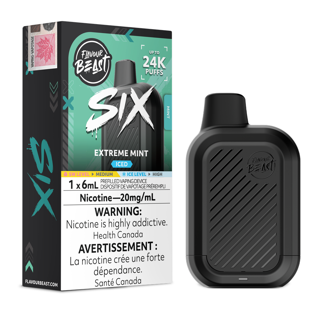 [ONT] Flavour Beast - SIX - Rechargeable Disposable - 24k Puffs