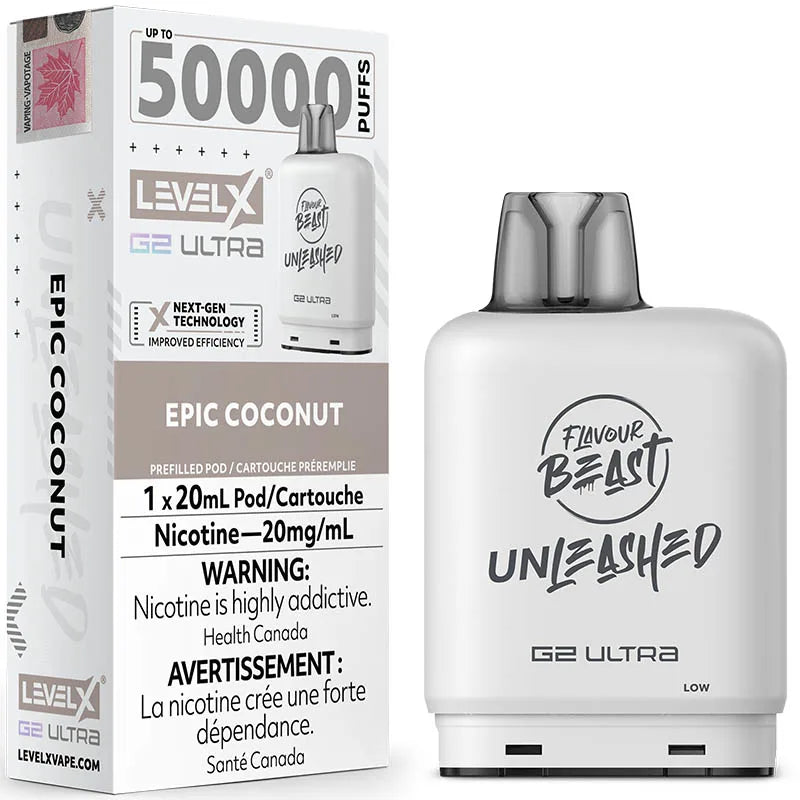 Level X G2 - Flavour Beast Unleashed - Pod - 50000 Puffs [ONTARIO]