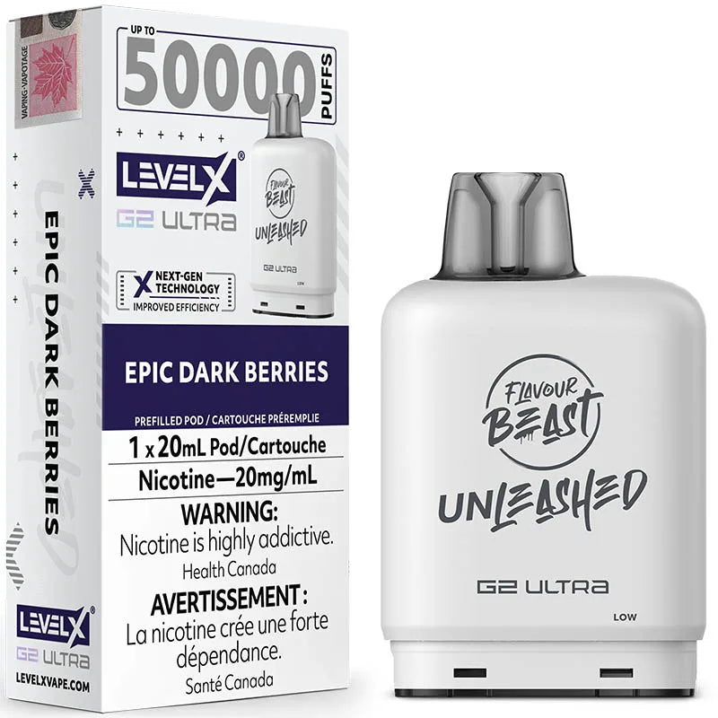 Level X G2 - Flavour Beast Unleashed - Pod - 50000 Puffs [ONTARIO]