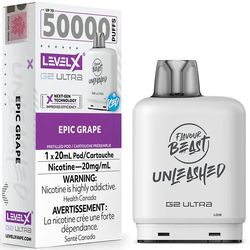 Level X G2 - Flavour Beast Unleashed - Pod - 50000 Puffs [ONTARIO]