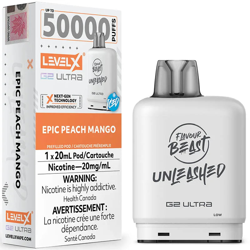Level X G2 - Flavour Beast Unleashed - Pod - 50000 Puffs [ONTARIO]