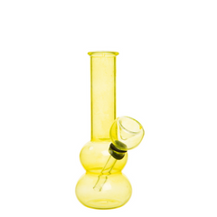 6" Coloured Frosted Glass Bong