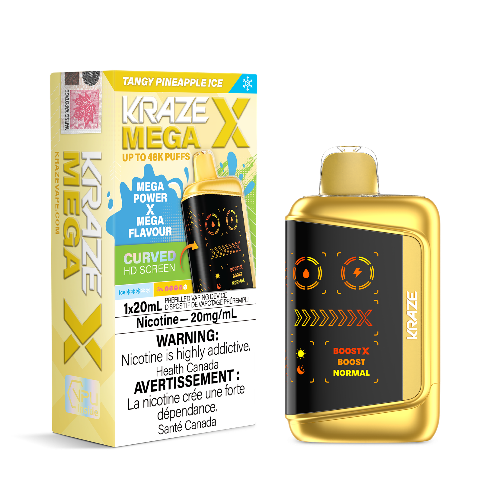 [ONT] Kraze - Mega X - Rechargeable Disposable - 48k Puffs