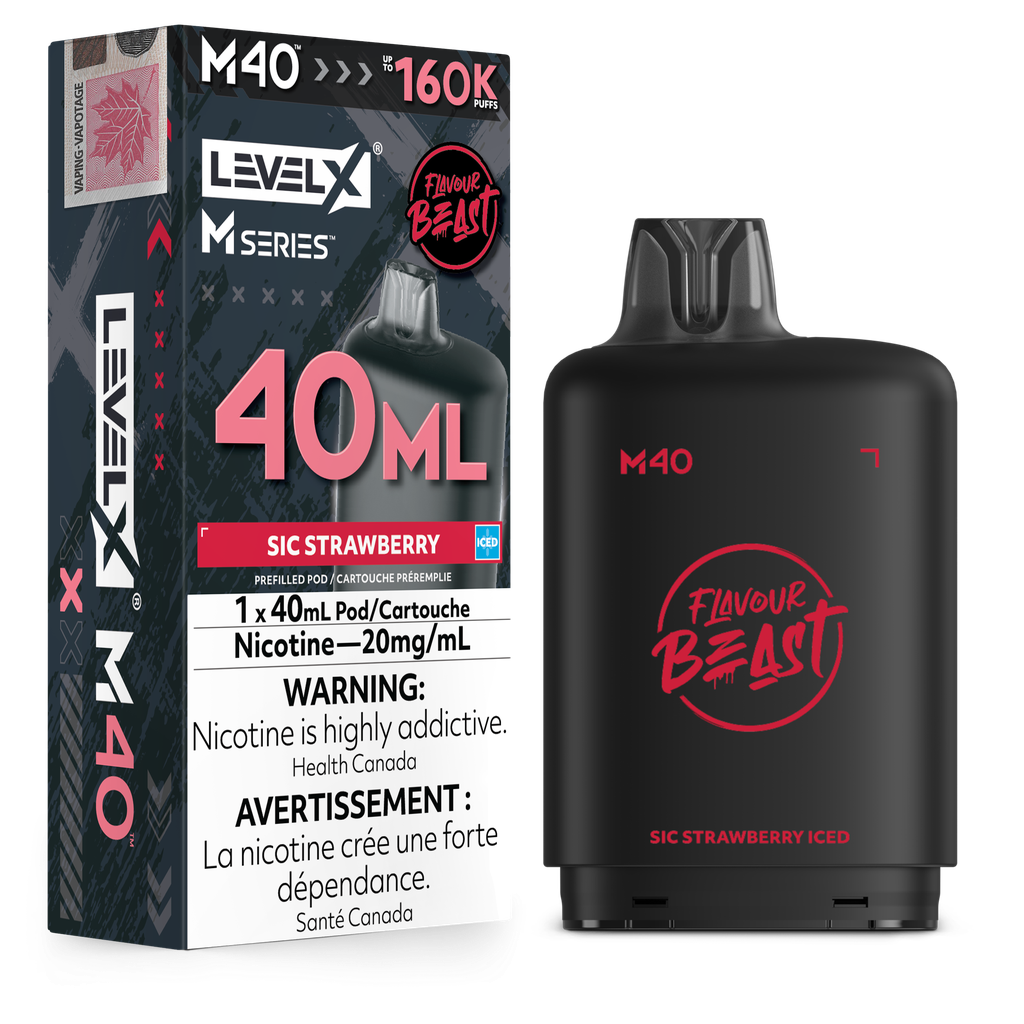 [ONT] Level X - Flavour Beast M Series 40mL - Pod - 160k Puffs