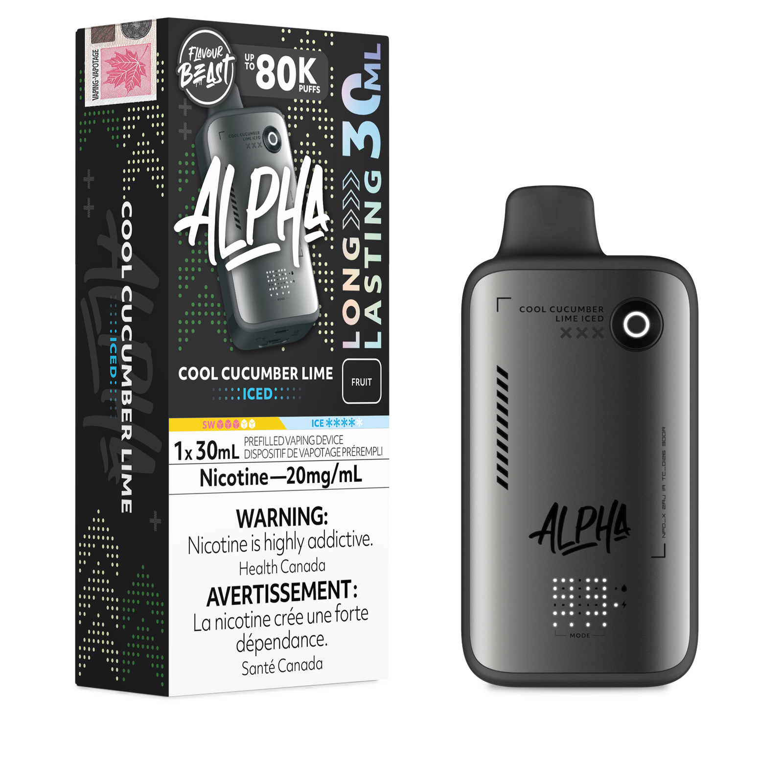 [ONT] Flavour Beast - Alpha - Rechargeable Disposable - 80k Puffs