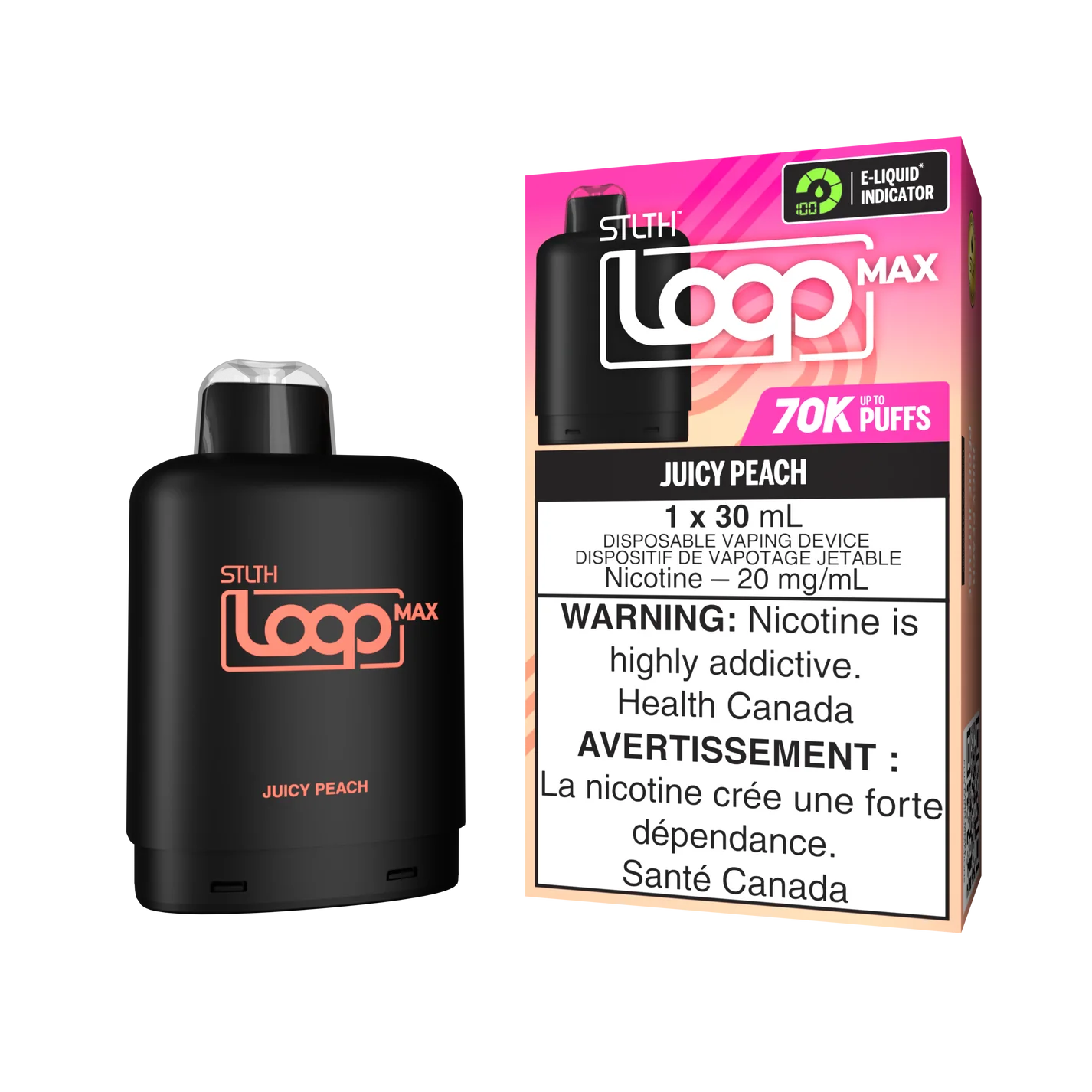 Loop Max- STLTH - Pod Pack 70,000 Puffs [ONTARIO]